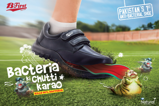 BFirst 'Bacteria Ki Chutti Karao': Unleashing the Ultimate School Shoe Collection for Kids!